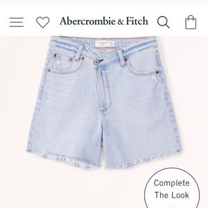 Abercrombie and Fitch The Dad Short High Rise